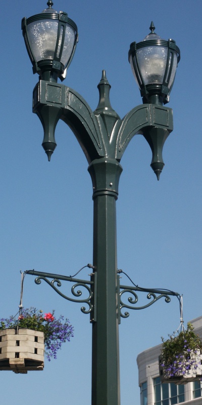 Decorative Street Lighting Road Way, Pole Light Fixture